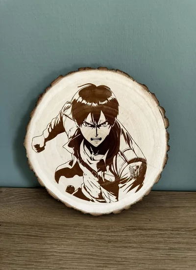 Dessous de plat Eren en bois gravé – photo 1