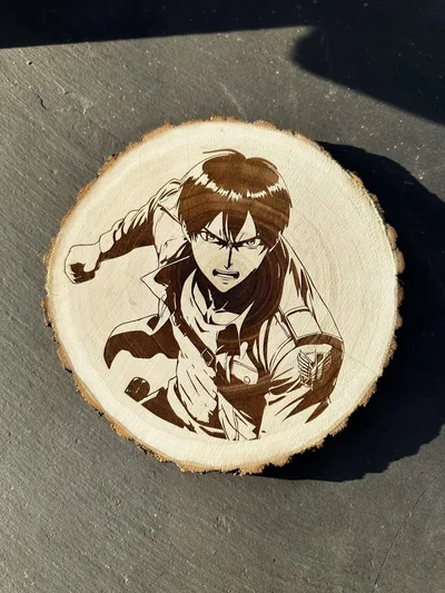 Dessous de plat Eren en bois gravé – photo 2