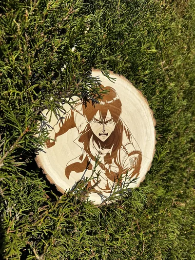 Dessous de plat Eren en bois gravé – photo 3